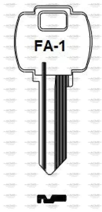 [029069701048] KEYBLANK HY-KO - FA1