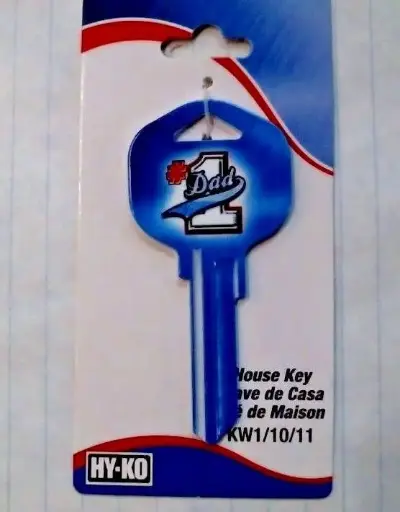 [029069736156] KEYBLANK KWIKSET LOCK #1 DAD HY-KO - KW1/10/11