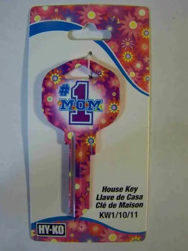 [029069736163] KEYBLANK KWIKSET LOCK #1 MOM HY-KO - KW1/10/11