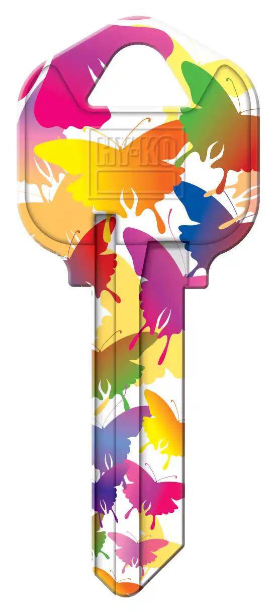 [029069735593] KEYBLANK KWIKSET LOCK BUTTERFLY HY-KO - KW1/10/11