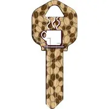 [029069736033] KEYBLANK KWIKSET LOCK COFFEE CUP  HY-KO - KW1-38