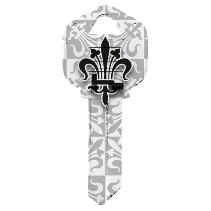 [029069736019] KEYBLANK KWIKSET LOCK FLEUR DE LIS HY-KO - KW1-36