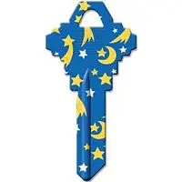[029069735029] KEYBLANK SCHLAGE CELESTIAL BLUE HY-KO - SC1-03