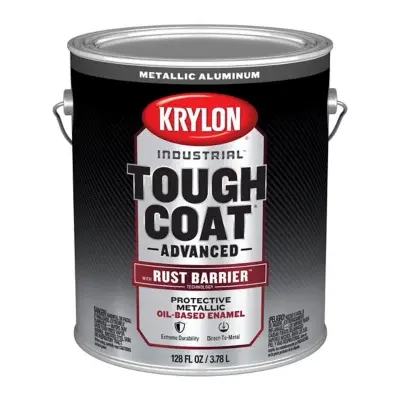 [075577023493] KRYLON INDUSTRIAL TOUGH COAT INT/EXT GLOSS ENAMEL LIGHT GRAY  GAL - K00530327-16
