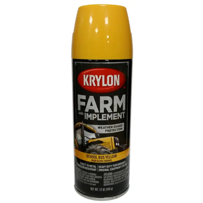 [724504019572] KRYLON PAINT 1957 SCHOOL BUS YELLOW CAN - K01957000
