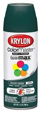 [724504692072] KRYLON PAINT 69207 RUST PROTECTOR GLOSS HUNTER GREEN QUART - K06920700
