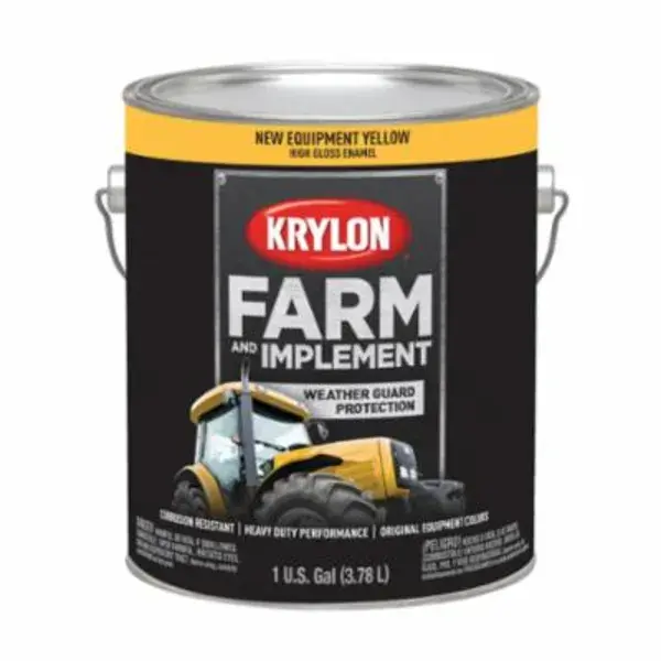 [724504019749] KRYLON PAINT NEW EQUIPMENT YELLOW GAL - K01974000