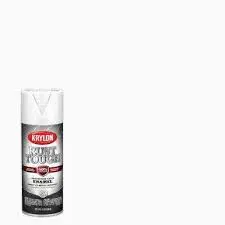 [724504082897] KRYLON RTA9268 SPRAY PAINT RUST TOUGH ENAMEL SATIN WHITE 12OZ CAN -...