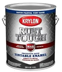 [724504085287] KRYLON RUST TOUGH RTQ9727 ENAMEL GLOSS PASTEL TINT QUART - K09725008