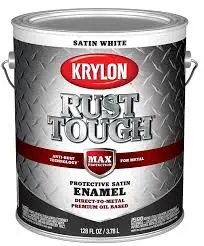[724504086369] KRYLON RUST TOUGH RTQ9732 SATIN WHITE GAL - K09732008