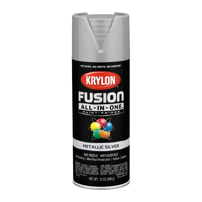 [724504014065] KRYLON SPRAY PAINT 1406 SPRAY PAINT METALIC SILVER - K01406