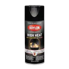 [724504016182] KRYLON SPRAY PAINT 1618 HIGH HEAT BLACK - K01618000