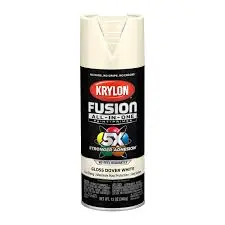 [724504127062] KRYLON SPRAY PAINT 2706 GLOSS DOVER WHITE CAN - K02706007
