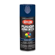 [724504127147] KRYLON SPRAY PAINT 2714 GLOSS NAVY CAN - K02714007