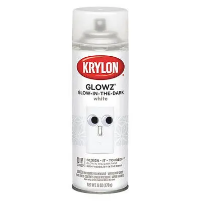 [724504031529] KRYLON SPRAY PAINT 3152 GLOWS WHITE - K03152007