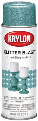 [724504038108] KRYLON SPRAY PAINT 3810 GLITTER BLAST SPARKLING WATERS CAN - K03810A00