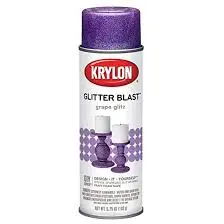 [724504038139] KRYLON SPRAY PAINT 3813 GLITTER BLAST GRAPE GLITZ CAN - K03813A00