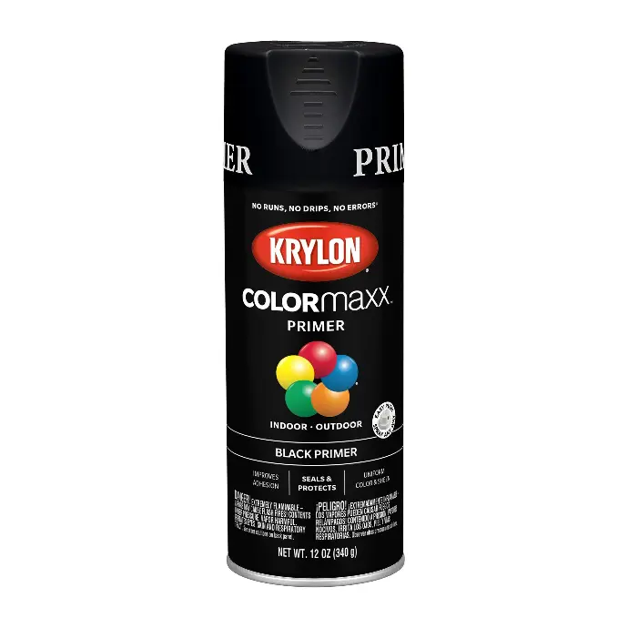 [724504055815] KRYLON SPRAY PAINT 5581 BLACK PRIMER COLOR MAXX - K05581007
