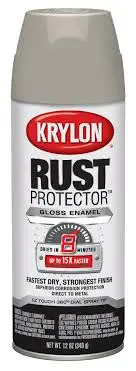 [724504690030] KRYLON SPRAY PAINT 69003 RUST PROTECTOR GLOSS ALMOND - K06900300