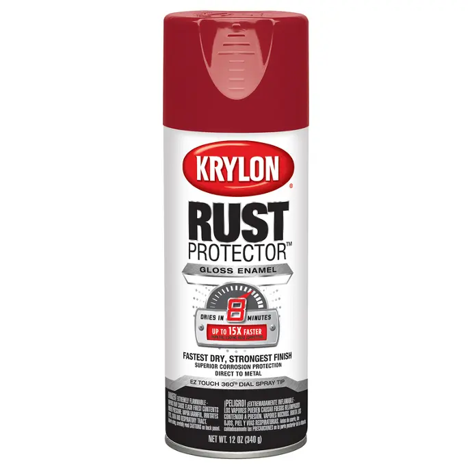 [724504690078] KRYLON SPRAY PAINT 69006 RUST PROTECTOR GLOSS CHERRY RED - K06900700