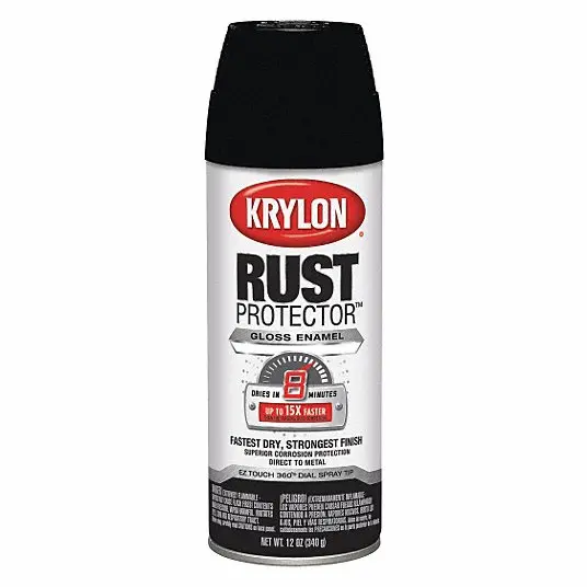[724504690177] KRYLON SPRAY PAINT 69017 RUST PROTECTOR GLOSS CLASSIC GRAY - K06901700