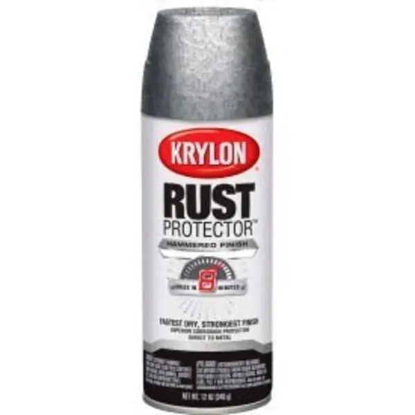 [724504693215] KRYLON SPRAY PAINT 69321 RUST PROTECTOR GLOSS SILVER HAMMERED - K06932100