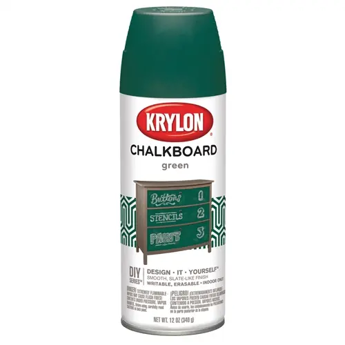 [075577008063] KRYLON SPRAY PAINT 806 CHALKBOARD GREEN CAN - 100806007