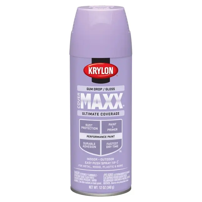 [724504091226] KRYLON SPRAY PAINT 9122 GLOSS GUM DROP MAXX ULTIMATE COVERAGE - K09122000