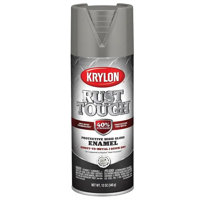 [724504082644] KRYLON SPRAY PAINT RTA9200 GLOSS CLASSIC GRAY CAN - K09262008