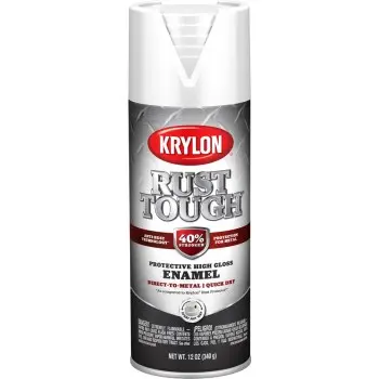 [724504092001] KRYLON SPRAY PAINT RTA9200 GLOSS WHITE CAN - K09200008