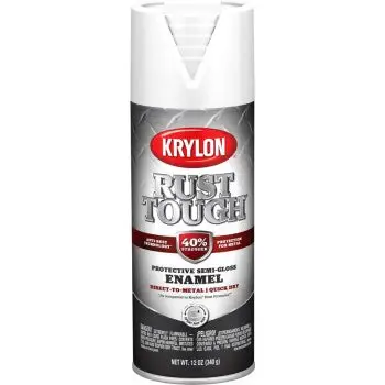 [724504082873] KRYLON SPRAY PAINT RTA9266 SEMI-GLOSS WHITE CAN - K09266008