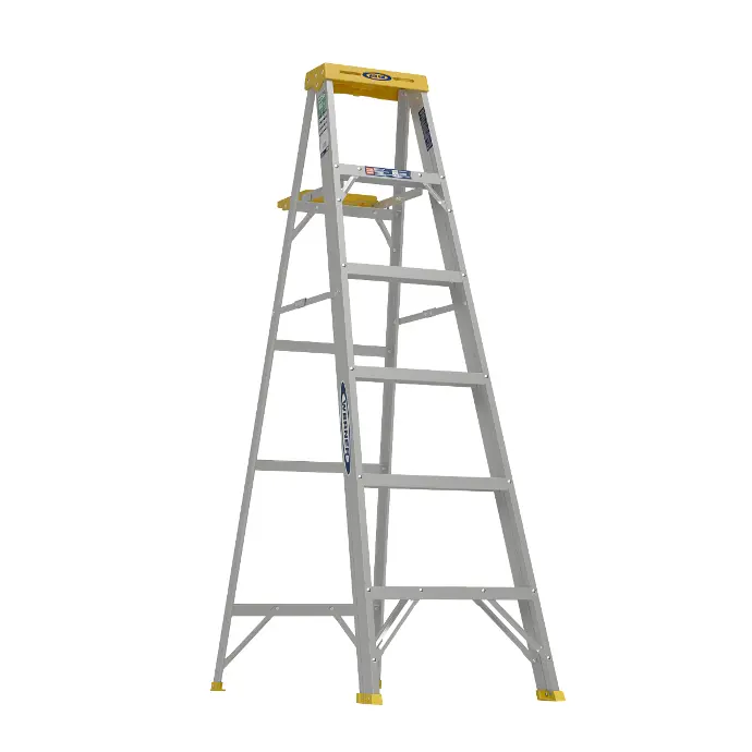 [7501206672655] LADDER STEP 6FT ALUM LD 200LBS EST-35 TR