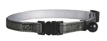[024764315019] LEATHER BROTHER 1" REG BRAVO 1PLY NYLON COLLAR CLR/GR 28" - 115N-GR28