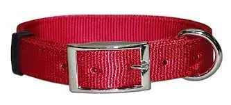 [024764102978] LEATHER BROTHER 3/4" REG 1PLY NYLON COLLAR PR 16" - 102N-PR16