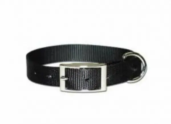 [024764171103] LEATHER BROTHER 5/8" REG 1PLY NYLON COLLAR ADJ HARN/RD - 17S-RD