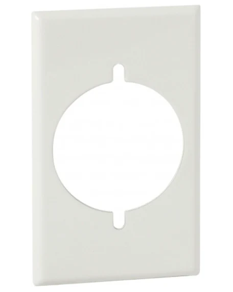 [30835243012692] LEXAN WALLPLATE 1-GANG STEEL POWER OUTLET - OS724