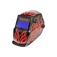 [015082825519] LINCOLN WELDING HELMET RED AUTO-DARK - K3446-1