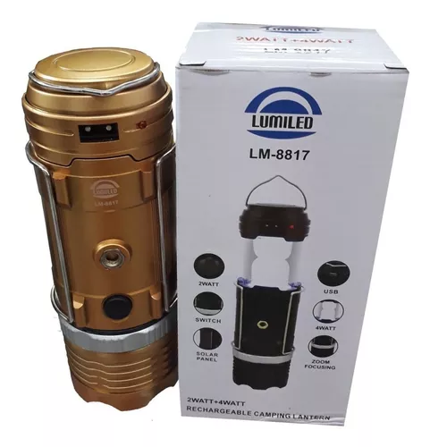 [7453021778817] LUMILED LANTERN FLASHLIGHT SOLAR - LM-8817
