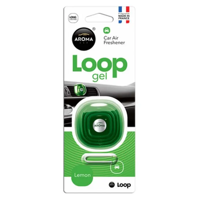 [5908241631166] MAJIC LOOP GEL VENT CLIP - LEMON