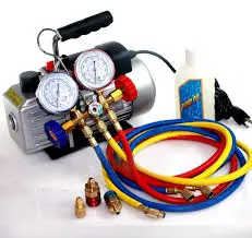 [750377653094] MANIFOLD 2" GAUAGE MV4DP5 VAC PUMP 5' HOSE