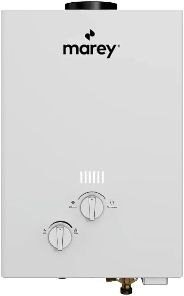 [764177001078] MAREY WATER HEATER 10L LP GAS FLOW ACTIVATED - GA10FLP