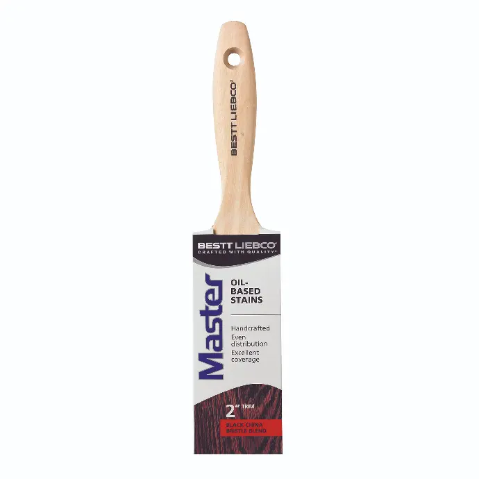[079819356639] MASTER BEST LIEBCO OIL BASE STAINS ANGLE SASH BRUSH  2" TRIM/WALL - 553566300