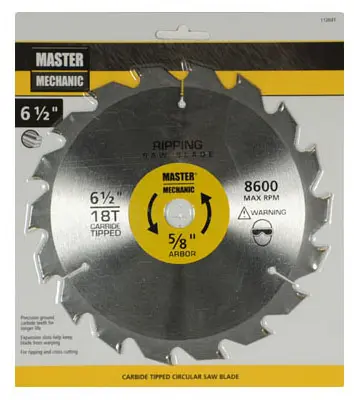 [052088038895 ] MASTER MECHANIC BLADE 6-1/2" 18T COMB MM - 112037