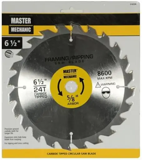 [052088039076] MASTER MECHANIC BLADE 6-1/2" 24T COMB MM - 316596