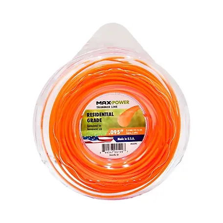 [844547001997] MAXPOWER ROUND TRIMMER LINE .095 X 120" - 333295