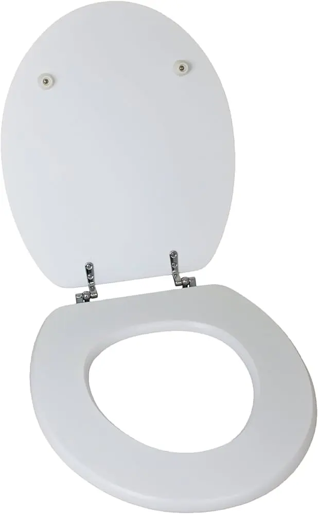 [638110311763] MDF TOILET SEAT, WHITE - BTS0000..
