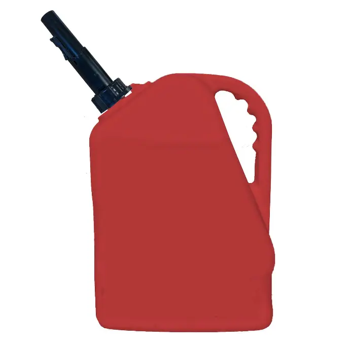 [079223050109 ] MIDWEST SPEED FLO PLASTIC GAS CAN 5GAL FLORIDA HARDWARE - 5010 5-GAL
