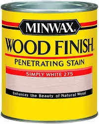 [027426700529] MINWAX WOOD FINISH PENETRATING 275 SIMPLY WHITE QUART - 700524444