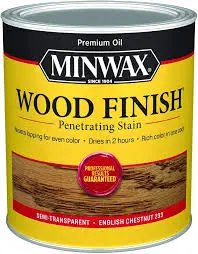 [027426700444] MINWAX WOOD FINISH PENETRATING STAIN ENGLISH CHESTNUT 233 QUART - 700444444