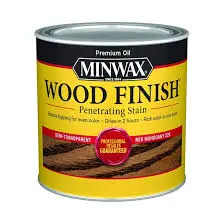[027426222502] MINWAX WOOD FINISH PENETRATING STAIN RED MAHOGANY 225 1/2PT - 222504444